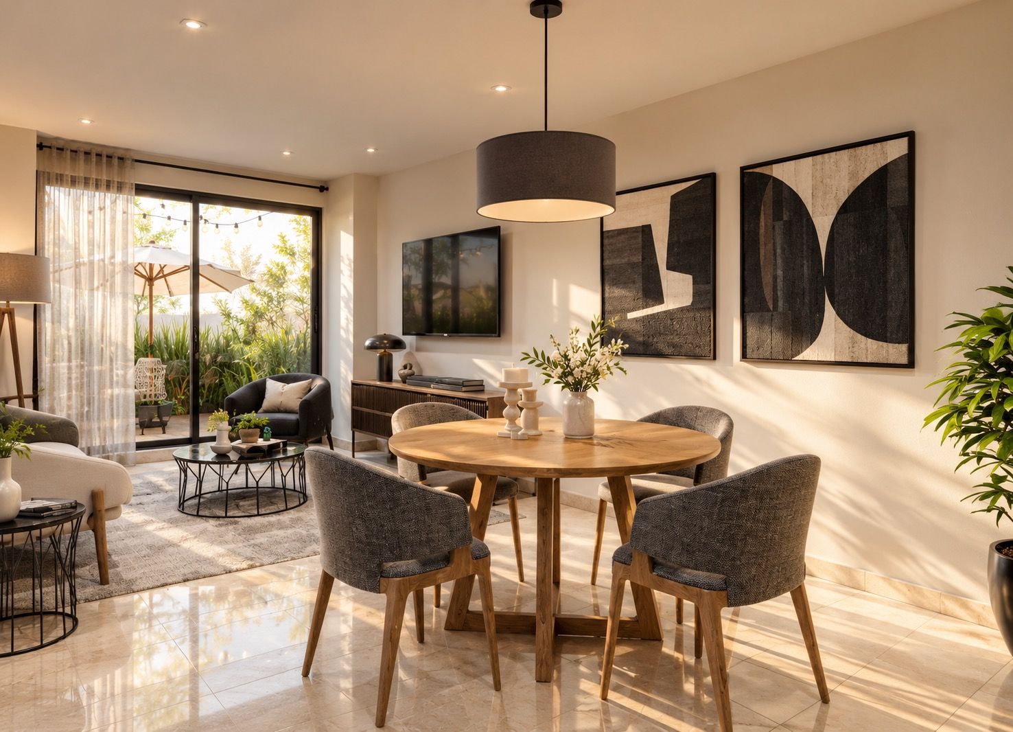 Garden house · sala y comedor
