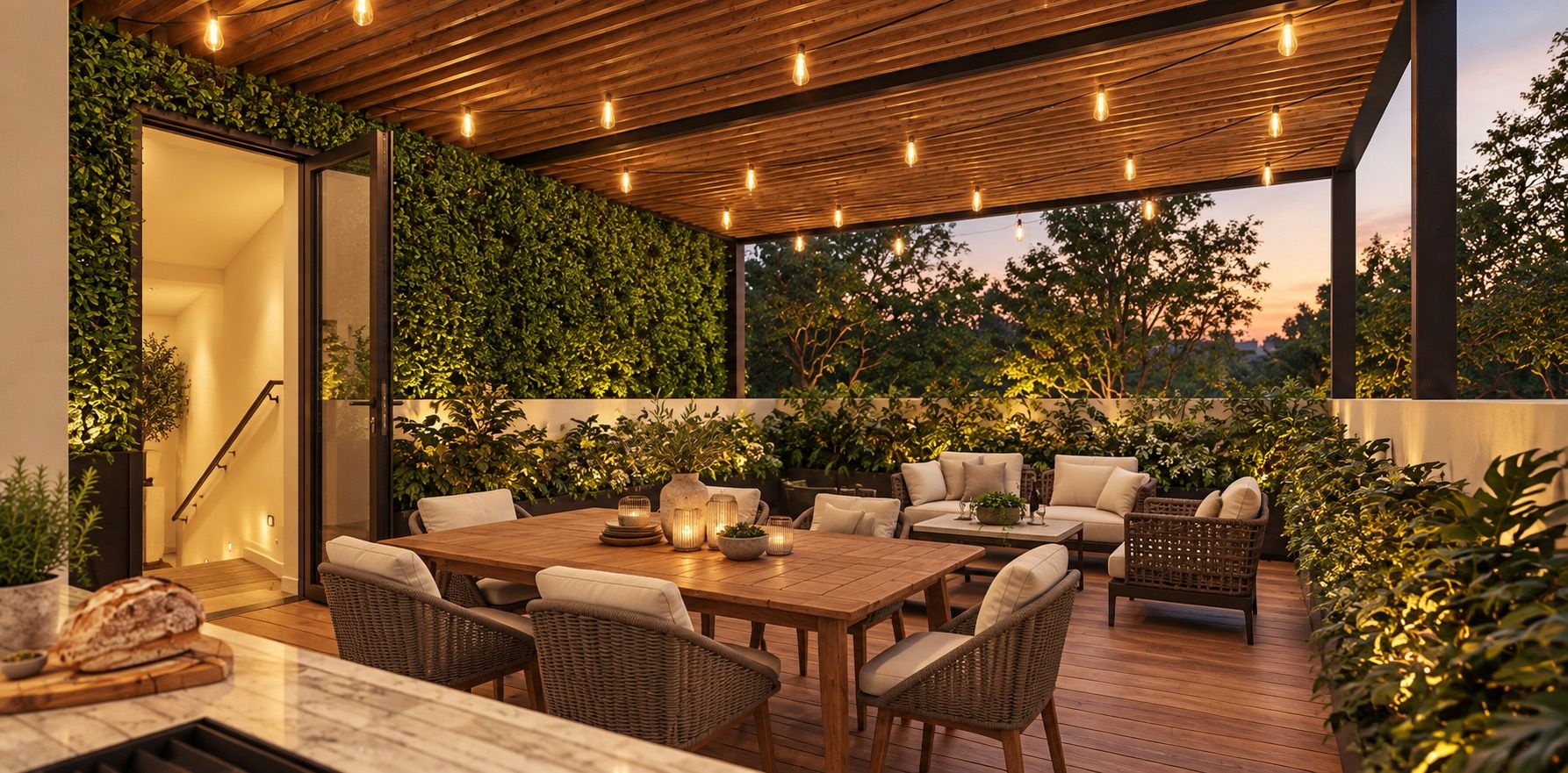 Roof garden privado