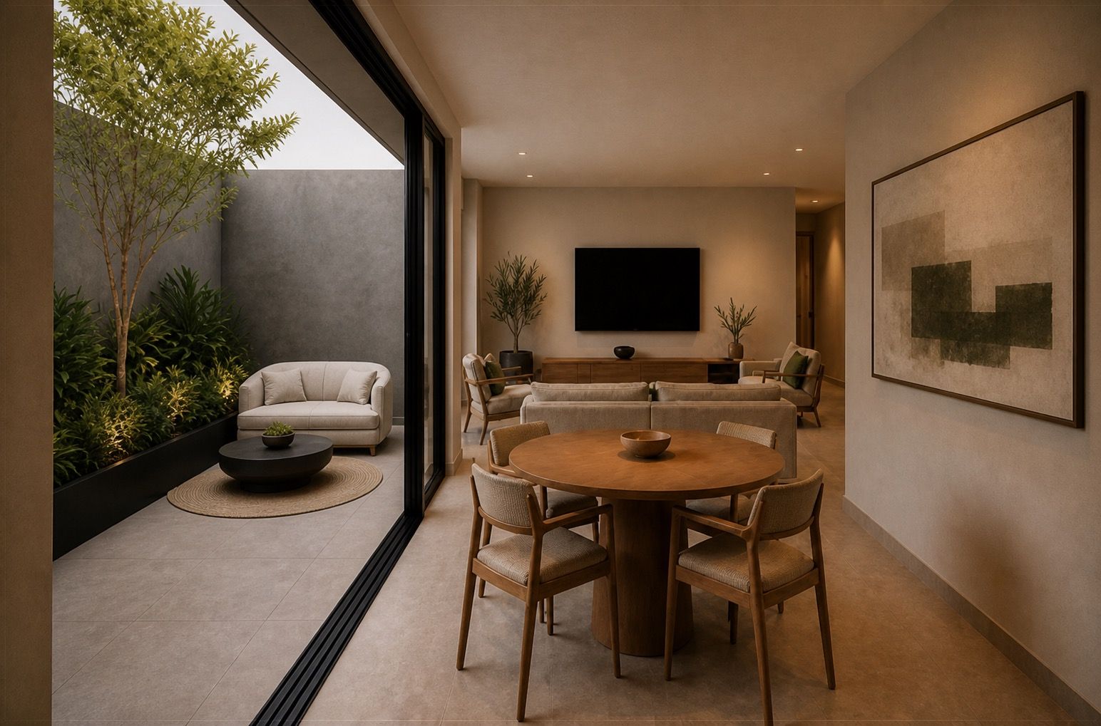 Garden house · sala y comedor